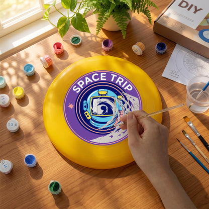 Astronaut Space Trip (Paint by Numbers Flying Disc)