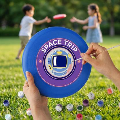 Astronaut Space Trip (Paint by Numbers Flying Disc)