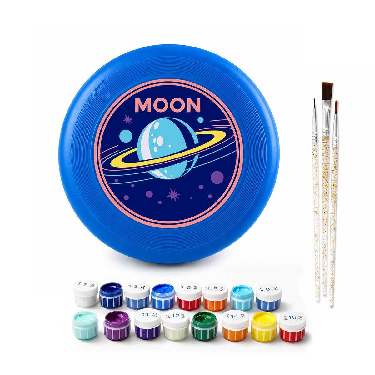 Moon Explorer (Paint by Numbers Flying Disc)