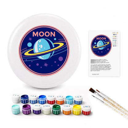 Moon Explorer (Paint by Numbers Flying Disc)