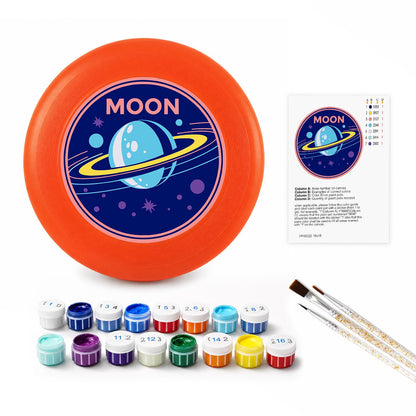 Moon Explorer (Paint by Numbers Flying Disc)