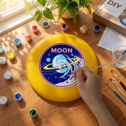 Moon Explorer (Paint by Numbers Flying Disc)