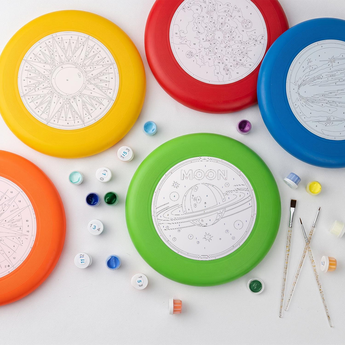 Moon Explorer (Paint by Numbers Flying Disc)