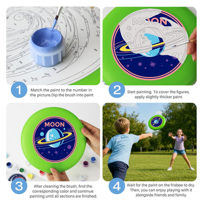 Moon Explorer (Paint by Numbers Flying Disc)
