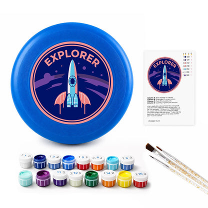 Rocket Explorer (Paint by Numbers Flying Disc)