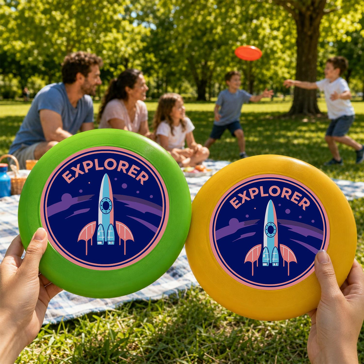 Rocket Explorer (Paint by Numbers Flying Disc)