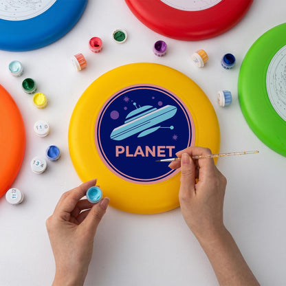 Ringed Planet (Paint by Numbers Flying Disc)