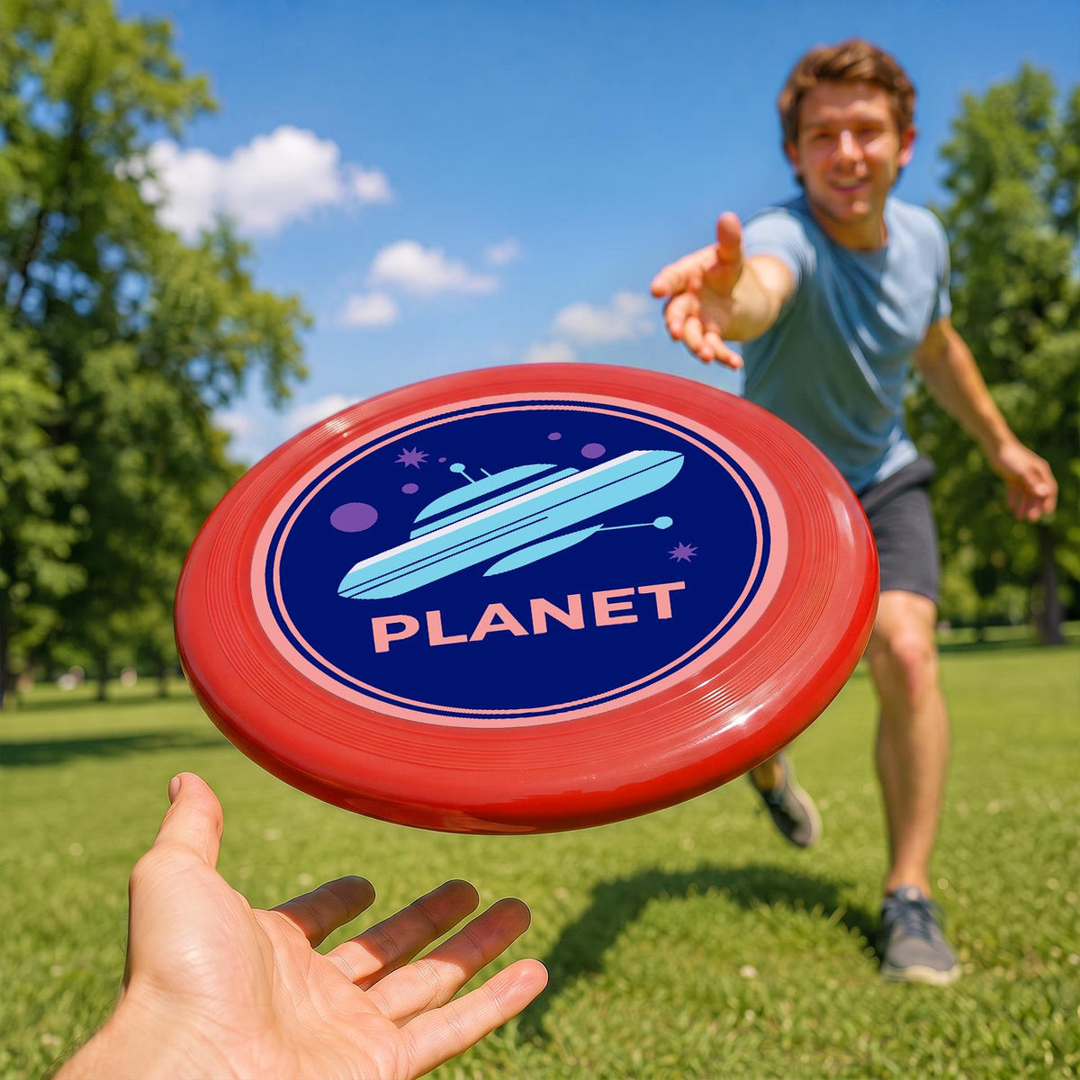 Ringed Planet (Paint by Numbers Flying Disc)