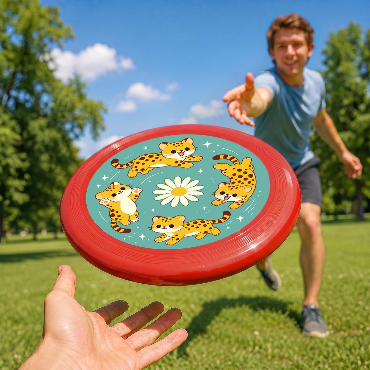 Tiger Daisy Circle (Paint by Numbers Flying Disc)