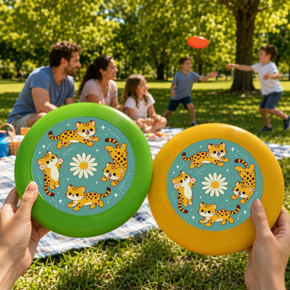 Tiger Daisy Circle (Paint by Numbers Flying Disc)
