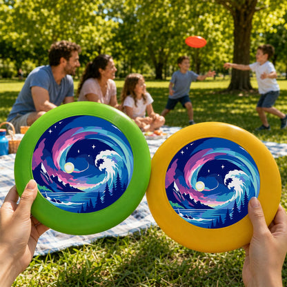 Cosmic Ocean Wave (Paint by Numbers Flying Disc)