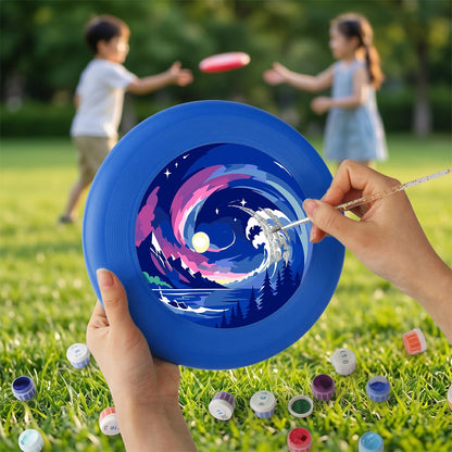 Cosmic Ocean Wave (Paint by Numbers Flying Disc)