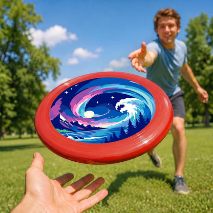 Cosmic Ocean Wave (Paint by Numbers Flying Disc)