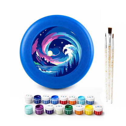 Cosmic Ocean Wave (Paint by Numbers Flying Disc)