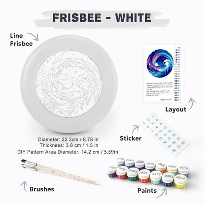 Cosmic Ocean Wave (Paint by Numbers Flying Disc)