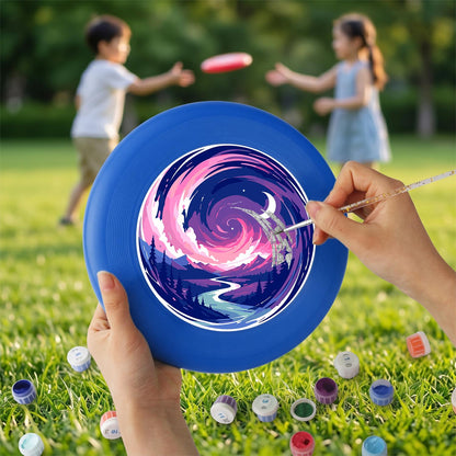 Purple Night Wave (Paint by Numbers Flying Disc)