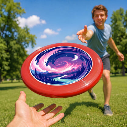 Purple Night Wave (Paint by Numbers Flying Disc)