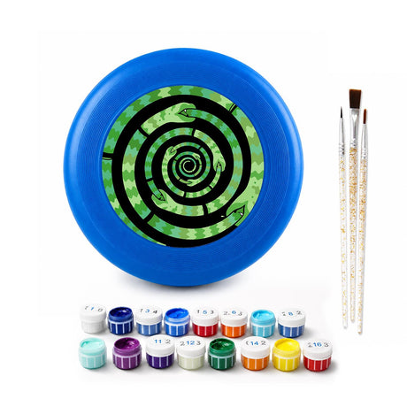 Emerald Spiral (Paint by Numbers Flying Disc)