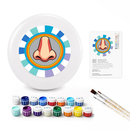 Pop Art Nose (Paint by Numbers Flying Disc)