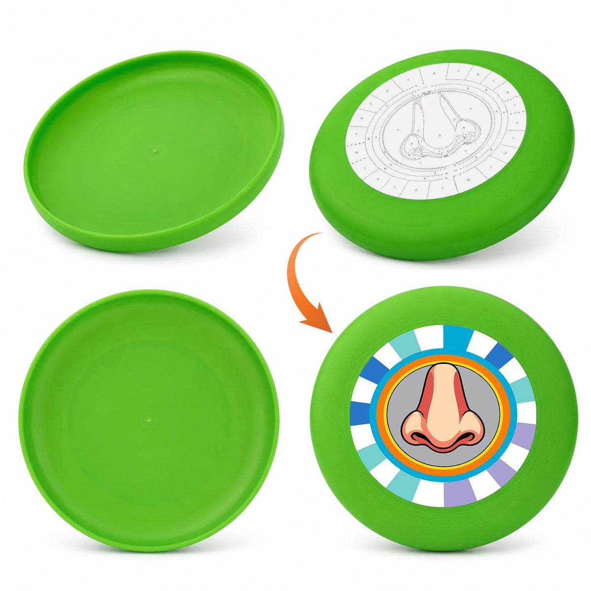 Pop Art Nose (Paint by Numbers Flying Disc)