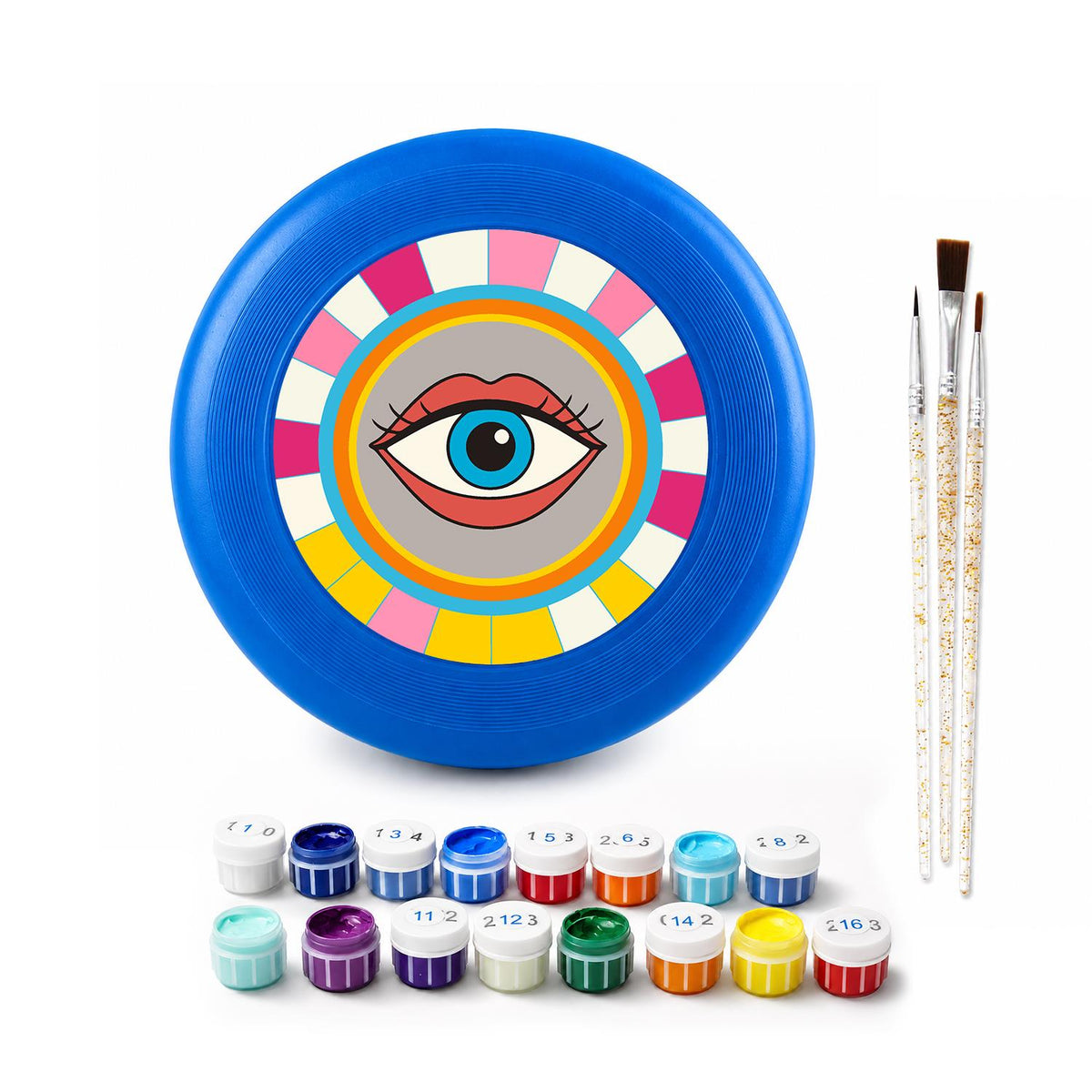 Rainbow Eye (Paint by Numbers Flying Disc)