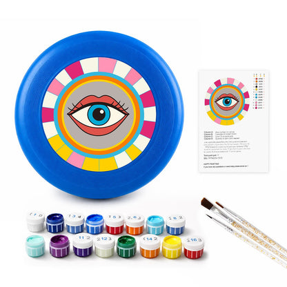 Rainbow Eye (Paint by Numbers Flying Disc)
