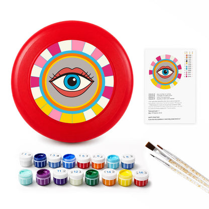 Rainbow Eye (Paint by Numbers Flying Disc)