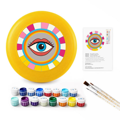 Rainbow Eye (Paint by Numbers Flying Disc)