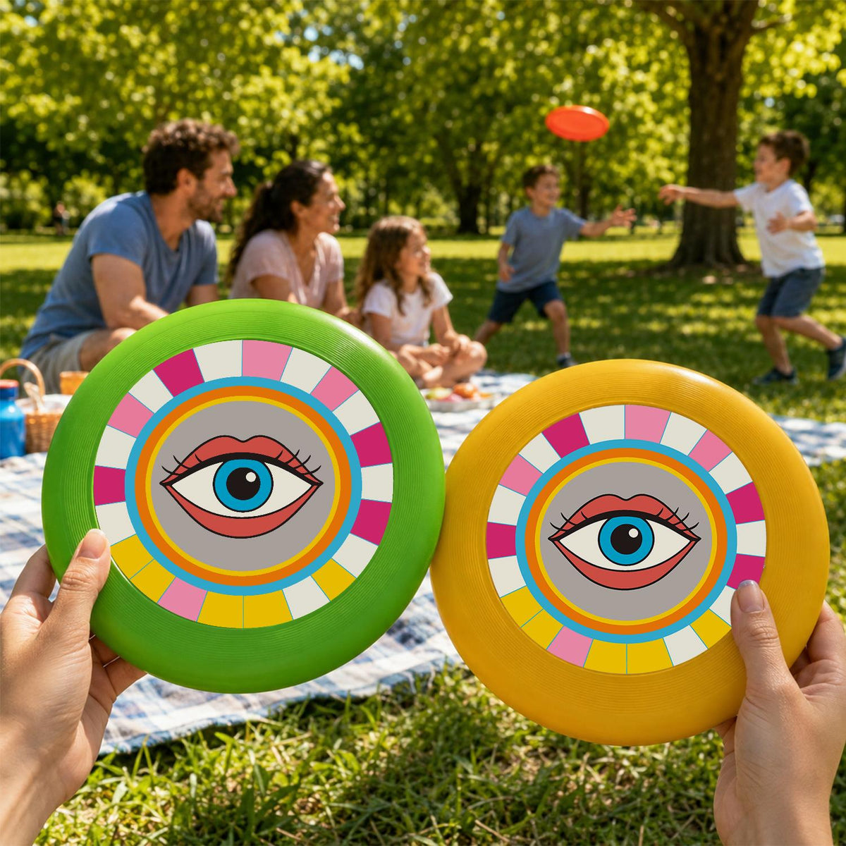 Rainbow Eye (Paint by Numbers Flying Disc)