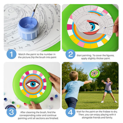 Rainbow Eye (Paint by Numbers Flying Disc)
