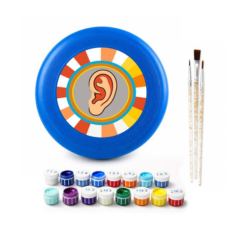 Pop Art Ear (Paint by Numbers Flying Disc)