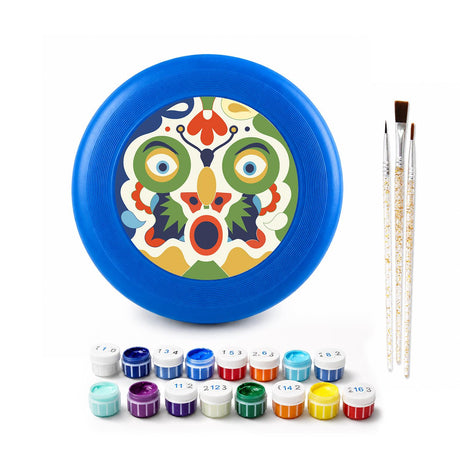 Decorative Floral Medallion (Paint by Numbers Flying Disc)