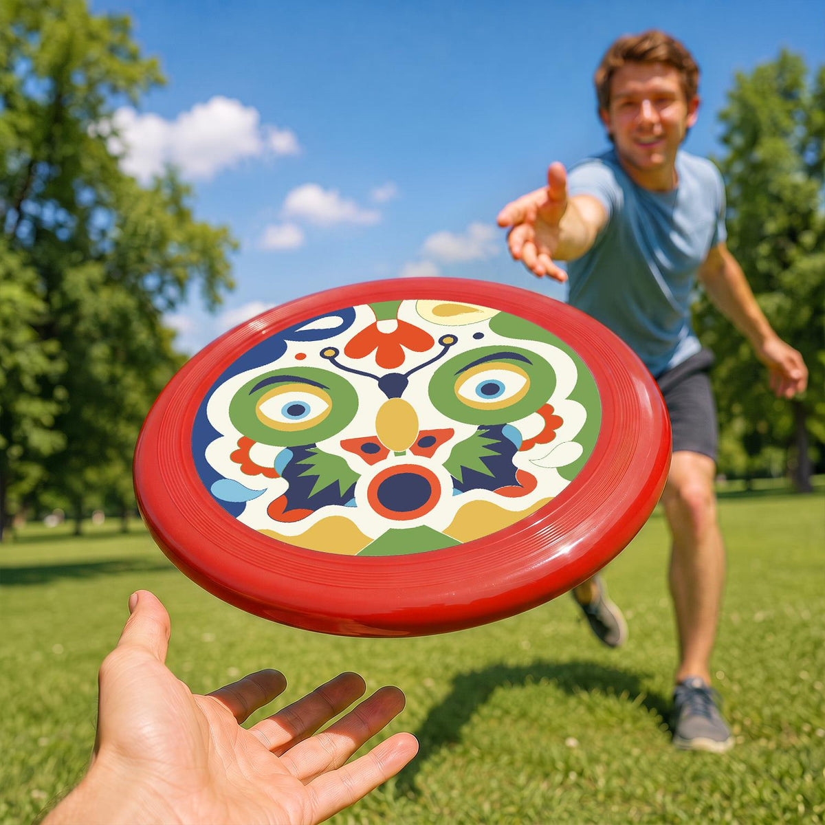Decorative Floral Medallion (Paint by Numbers Flying Disc)