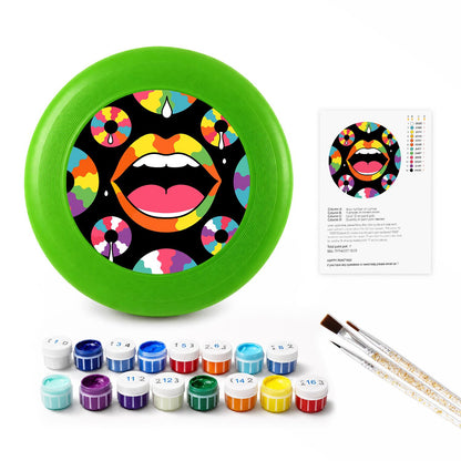 Pop Art Smile (Paint by Numbers Flying Disc)