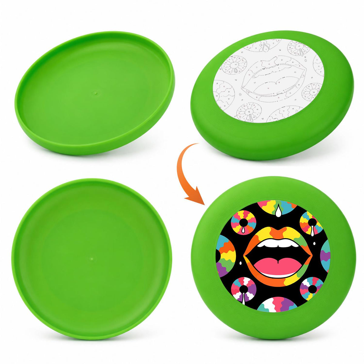 Pop Art Smile (Paint by Numbers Flying Disc)
