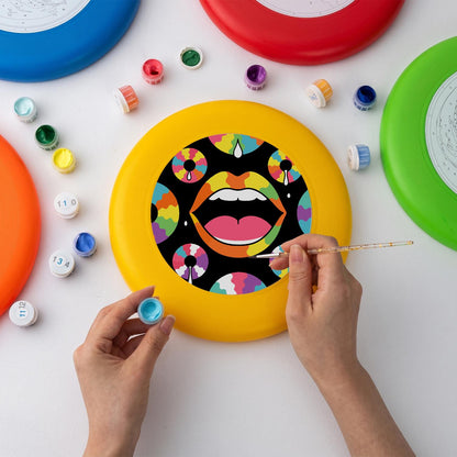 Pop Art Smile (Paint by Numbers Flying Disc)