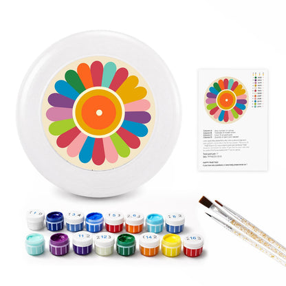 Rainbow Petal Flower (Paint by Numbers Flying Disc)