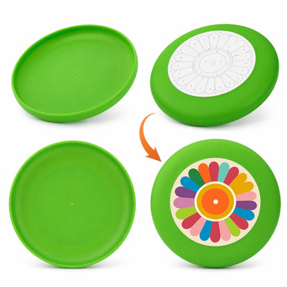Rainbow Petal Flower (Paint by Numbers Flying Disc)