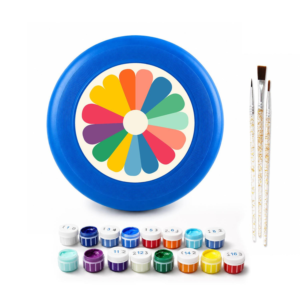 Colourful Daisy (Paint by Numbers Flying Disc)