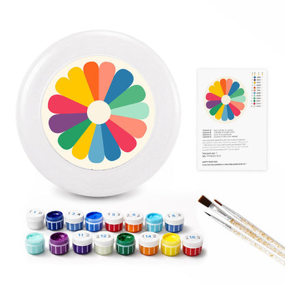 Colourful Daisy (Paint by Numbers Flying Disc)