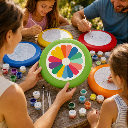 Colourful Daisy (Paint by Numbers Flying Disc)