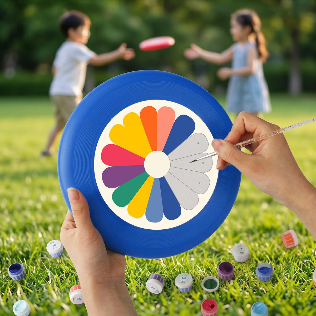 Colourful Daisy (Paint by Numbers Flying Disc)