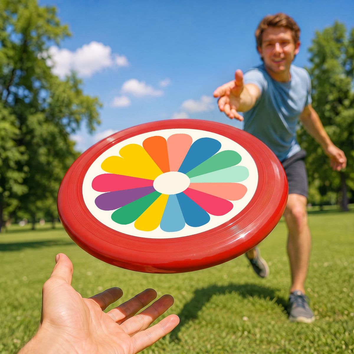 Colourful Daisy (Paint by Numbers Flying Disc)