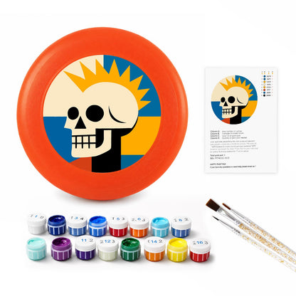 Sunburst Skull (Paint by Numbers Flying Disc)
