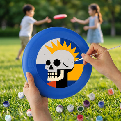 Sunburst Skull (Paint by Numbers Flying Disc)
