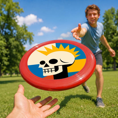 Sunburst Skull (Paint by Numbers Flying Disc)