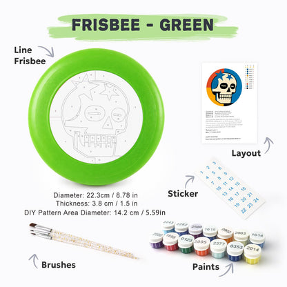 Starry Skull (Paint by Numbers Flying Disc)