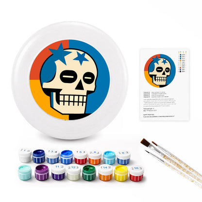 Starry Skull (Paint by Numbers Flying Disc)