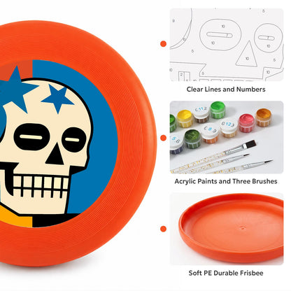 Starry Skull (Paint by Numbers Flying Disc)