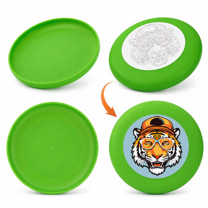 Tiger in a Hat (Paint by Numbers Flying Disc)